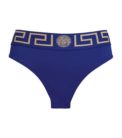 versace 2 piece bathing suit|Versace greca bikini bottoms.